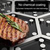 Tri-Ply Stainless Steel Frying Pan, 316 Stainless Steel, Double-sided Honeycomb