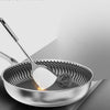 Tri-Ply Stainless Steel Frying Pan, 316 Stainless Steel, Double-sided Honeycomb