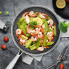 Tri-Ply Stainless Steel Frying Pan, 316 Stainless Steel, Double-sided Honeycomb