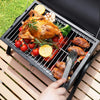 Portable Charcoal Grill, Tabletop Outdoor Barbecue Smoker, Small BBQ Grill for Outdoor Cooking Backyard Camping Picnics