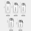 Large Capacity Glass Water Bottle Transparent